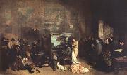 Gustave Courbet The Painter's Studio (mk22) oil painting